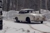 Old boss drift his Porsche 356 like the snow