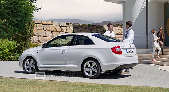 Skoda Rapid Coupe impressie © Autoblog.nl