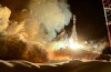 This Snowy Soyuz Launch Looks Like a Space-Themed Christmas Card