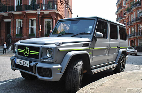 Mercedes G63 AMG in Londen