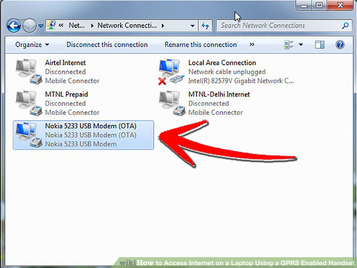 Image titled Access Internet on a Laptop Using a GPRS Enabled Handset Step 11