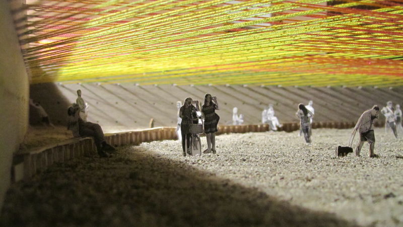 Designers Will Knit a Neon Rope Canopy Over MoMA's Concrete Courtyard This Summer