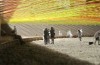 Designere Vil Strikke en Neon Tau Baldakin Over MoMA ‘ s Betong Gårdsplassen Denne Sommeren