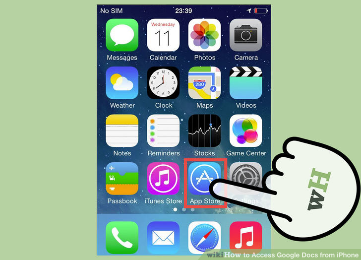 Image titled Access Google Docs from iPhone Step 1