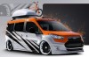 This 10 Ford Transits are tuned for SEMA 2013