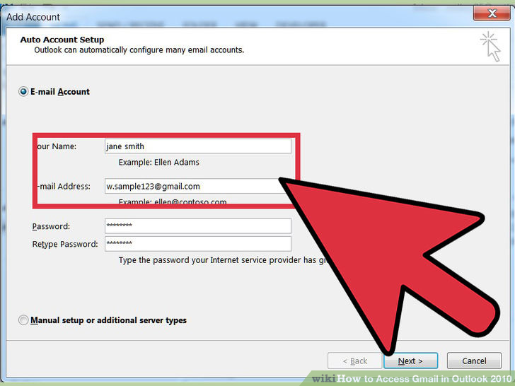 Image titled Access Gmail in Outlook 2010 Step 5