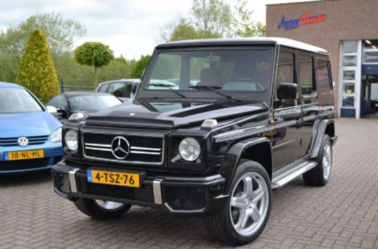 Mercedes G63 AMG met een raar luchtje