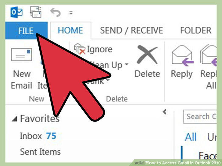Image titled Access Gmail in Outlook 2010 Step 20