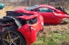 Ferrari 458 Italia crashes with 225 km/h, breaks in half