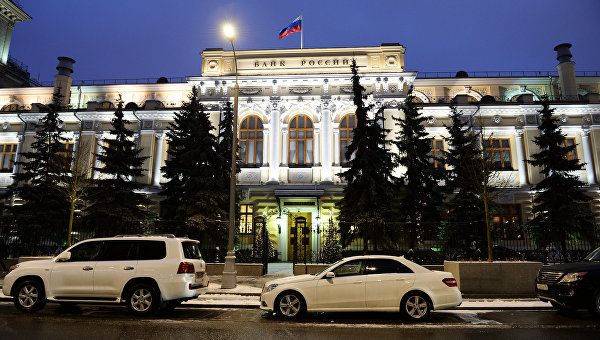 Здание Центрального банка России на Неглинной улице в Москве. Архивное фото