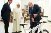 Mercedes tells Pope st francis: ‘go ride!’