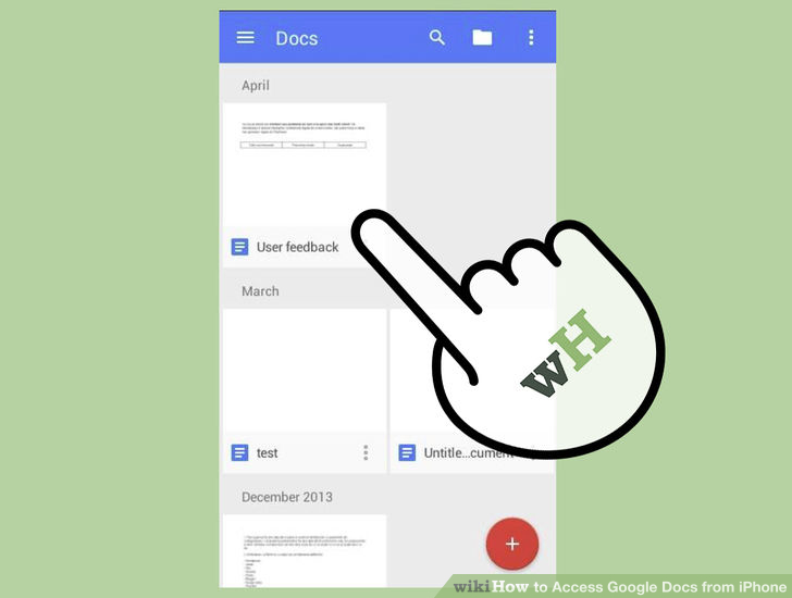 Image titled Access Google Docs from iPhone Step 6