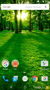 Интерфейс Android 6.0 в Huawei Nexus 6P