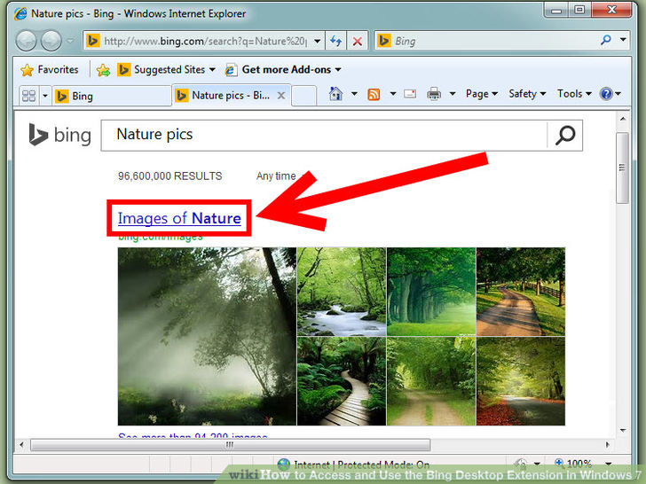 Image titled Access and Use the Bing Desktop Extension in Windows 7 Step 5