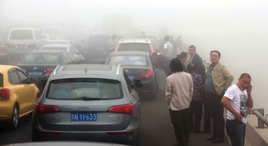 De verkeerssituatie in China