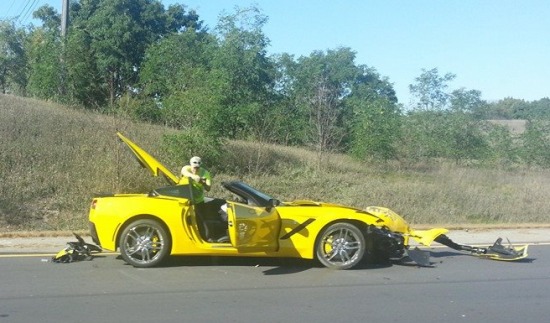 Corvette C7 crash
