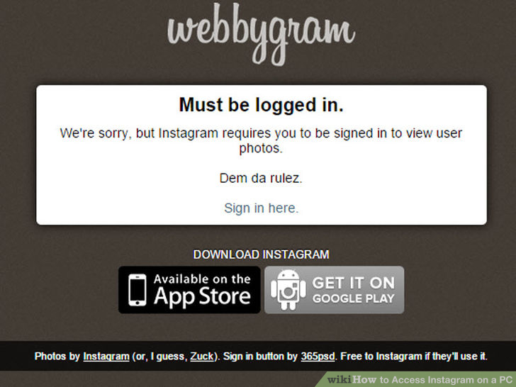 Image titled Access Instagram on a PC Step 10