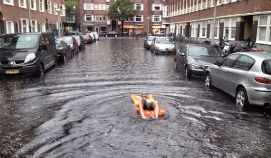Rivierenbuurt Amsterdam, vanochtend. Foto: Ruben Steeman