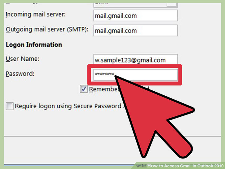 Image titled Access Gmail in Outlook 2010 Step 17