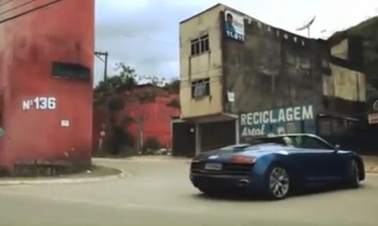 Audi R8 SPyder in Brazilie