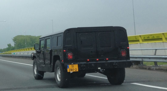 Waar komt deze Hummer H1 vandaan?