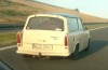 Honda Civic at top speed overtaken by Trabant
