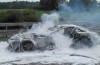 Capital McLaren Mercedes SLR 722 goes up in flames