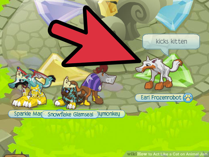 Image titled Act Like a Cat on Animal Jam Step 5