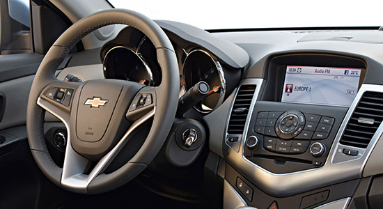 Het contactslot van een Chevrolet