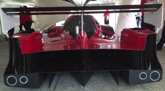 Nissan GT-R LM Nismo achterkant