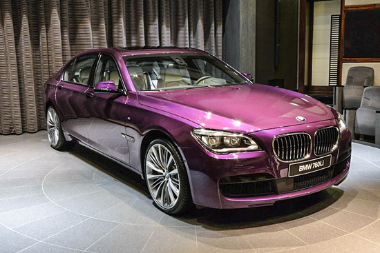 BMW 760Li twilight purple