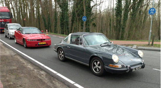 Combospot: Alfa Romeo SZ en Porsche 911E Targa