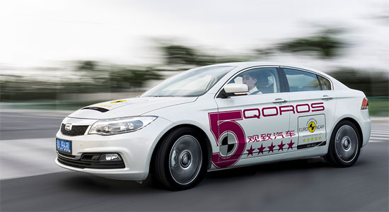 Qoros 3 haalt 5 Euro NCAP sterren