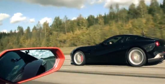 Lamborghini Aventador vs Ferrari F12berlinetta