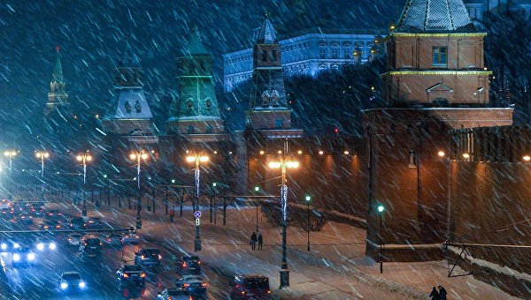 Вид на Московский Кремль. Архивное фото