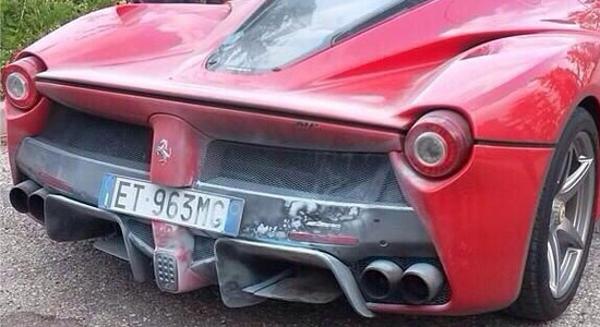 Ferrari LaFerrari brandschade