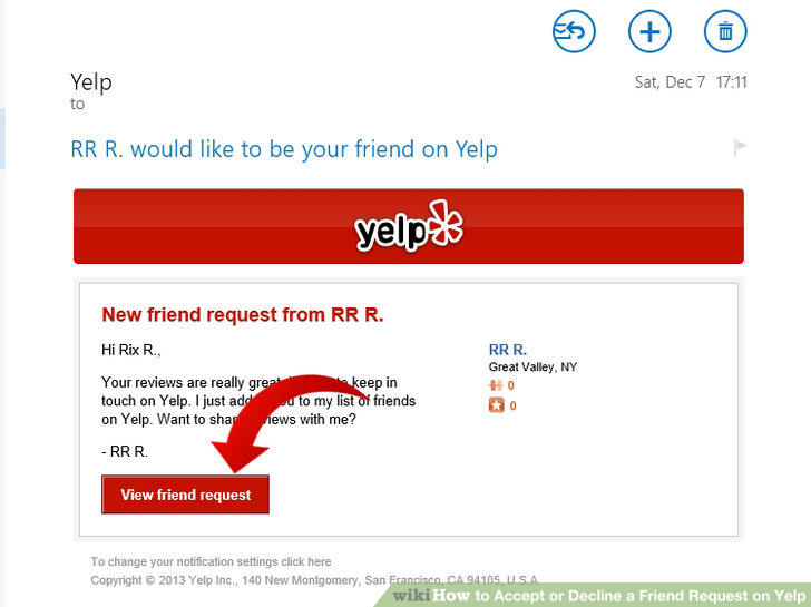 Image titled Accept or Decline a Friend Request on Yelp Step 4Bullet1