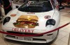 Jaguar XJ220 ends as pomotiewagen for burgers