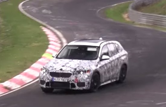 BMW X1 testwerk op de 'Ring