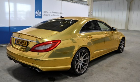 Mercedes CLS goud