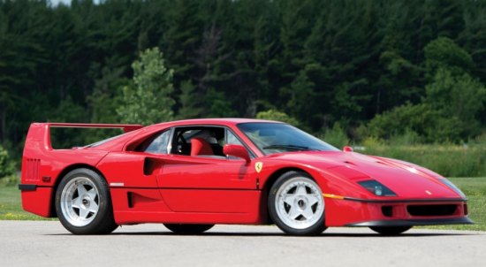 Ferrari F40 van Rod Stewart