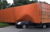 WTF: shipping Container falls Nissan to
