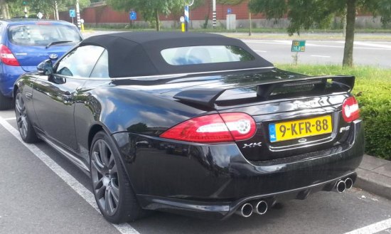 Jaguar XKR-S in Wassenaar