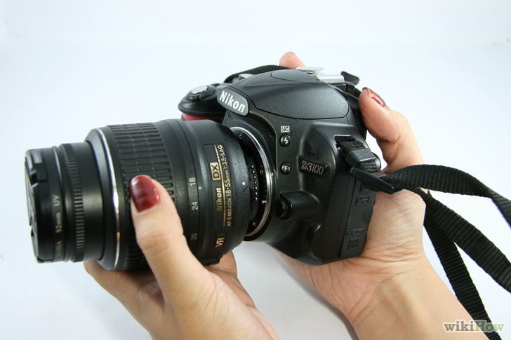 Image titled Attach a Lens to the Nikon DSLR Step 4