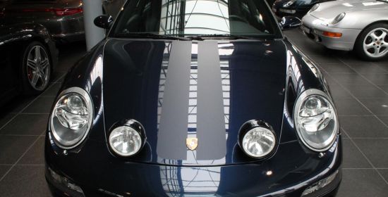 Porsche 911 (997) met extra lampen