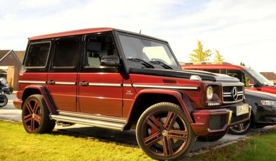 Mercedes G63 AMG two-tone gespot