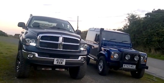 Dodge Ram vs Landrover Defender