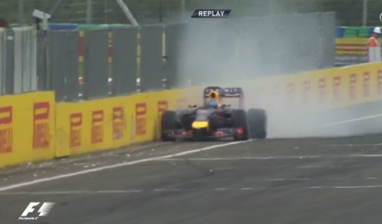 Vettel spint