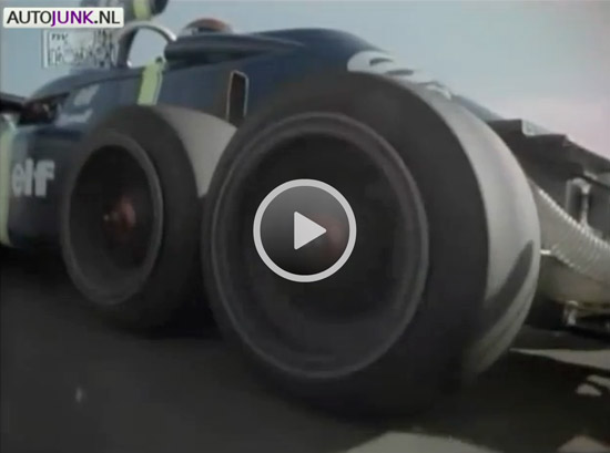 Jackie Stewart test de Tyrrell P34
