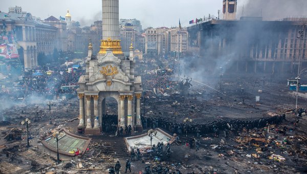 Майдан в феврале 2014 года. Архивное фото
